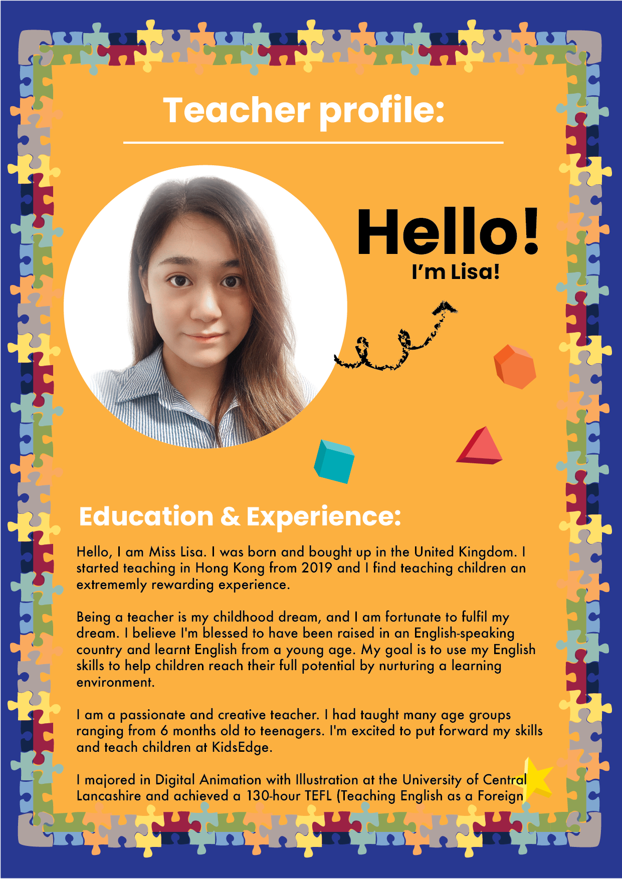 Teacher Profile – Lisa-01